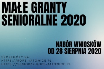 Ruszają GRANTY SENIORALNE 2020