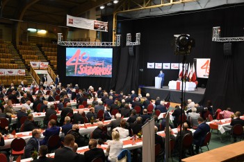 40 lat NSZZ „Solidarność”. fot. Patryk Pyrlik / UMWS 