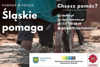 Śląskie wspiera powodzian