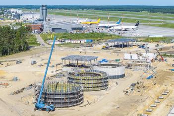  Inwestycje na lotnisku Katowice Airport w Pyrzowicach . fot.: Piotr Adamczyk / GTL SA 