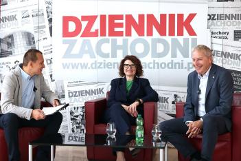 Debata w redakcji Dziennika Zachodniego. 