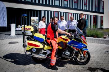 Motoambulans Rejonowego Pogotowia Ratunkowego w Sosnowcu