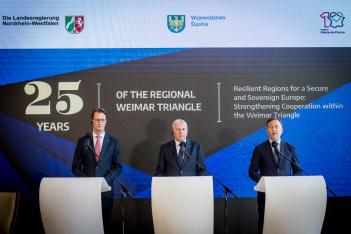  25. rocznica Regionalnego Trójkąta Weimarskiego. fot. Tomasz Żak / UMWS 
