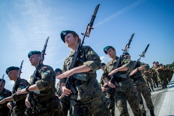 Defilada Wierni Polsce - próba