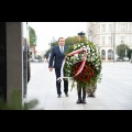 Złożenie wieńców przy pomniku Wojciecha Korfantego w Warszawie oraz na Grobie Nieznanego Żołnierza. fot. Patryk Pyrlik / UMWS 