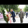 Złożenie wieńców przy pomniku Wojciecha Korfantego w Warszawie oraz na Grobie Nieznanego Żołnierza. fot. Patryk Pyrlik / UMWS 