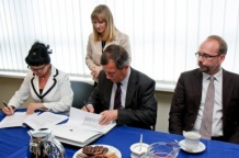  Podpisanie umowy między miastem a Bankiem Ochrony Środowiska  