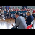  Spotkanie z ambasadorami mistrzostw świata w piłce ręcznej. fot. Andrzej Grygiel / UMWS 
