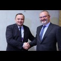  Spotkanie z JE Fabricem Filliez, Ambasadorem Szwajcarii. fot. Andrzej Grygiel / UMWS 