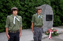  Obelisk ku czci harcerzy i harcerek poległych we wrześniu 1939 roku w Parku Kościuszki 
