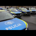  Garnizon śląskiej policji otrzymał hybrydowe radiowozy. fot. Andrzej Grygiel / UMWS 