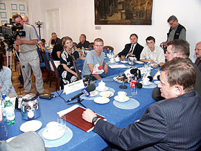  Konferencja odbyła się w Sali Błękitnej Gmachu Sejmu Śląskiego 