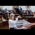  Inauguracyjna Sesja Młodzieżowego Sejmiku Województwa Śląskiego kadencji 2024-2026. fot. Tomasz Żak / UMWS 