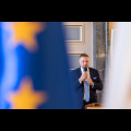  Wręczenie listów gratulacyjne beneficjentom, którzy uzyskali dofinansowanie ze środków Funduszu Sprawiedliwej Transformacji. fot. Tomasz Żak / UMWS 
