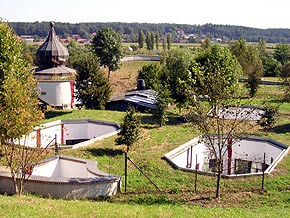  Bad Blumau położone jest 60km od Grazu 