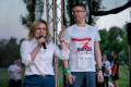 Uczestnicy biegu w Parku Śląskim 