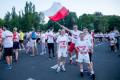 Uczestnicy biegu w Parku Śląskim 