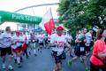Uczestnicy biegu w Parku Śląskim 