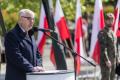Uroczystości przed Pomnikiem Żołnierza Polskiego w Katowicach. 