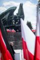 Uroczystości przed Pomnikiem Żołnierza Polskiego w Katowicach. 