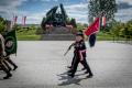 Uroczystości przed Pomnikiem Żołnierza Polskiego w Katowicach. 