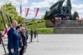 Uroczystości przed Pomnikiem Żołnierza Polskiego w Katowicach. 