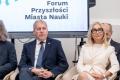 Konferecnja prasowa podczas Forum Przyszłości Miasta Nauki. 