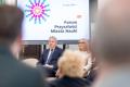 Konferecnja prasowa podczas Forum Przyszłości Miasta Nauki. 