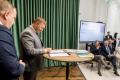 Konferecnja prasowa podczas Forum Przyszłości Miasta Nauki. 