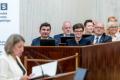 Uczestnicy forum w Sali Sejmu Śląskiego. 