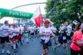 Uczestnicy biegu w Parku Śląskim 