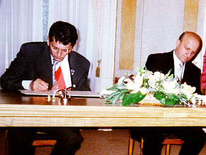  Podpisanie planu przedsięwzięć na rok 2005 