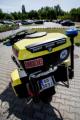 Motoambulans przed siedzibą Rejonowego Pogotowia Ratunkowego w Sosnowcu. 