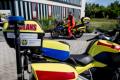 Motoambulans przed siedzibą Rejonowego Pogotowia Ratunkowego w Sosnowcu. 