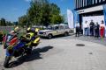 Motoambulans przed siedzibą Rejonowego Pogotowia Ratunkowego w Sosnowcu. 