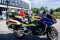 Motoambulans przed siedzibą Rejonowego Pogotowia Ratunkowego w Sosnowcu. 