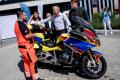 Motoambulans przed siedzibą Rejonowego Pogotowia Ratunkowego w Sosnowcu. 
