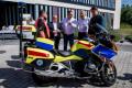 Motoambulans przed siedzibą Rejonowego Pogotowia Ratunkowego w Sosnowcu. 