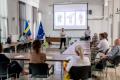 Pracownicy i przedstawiciele służb mundurowych podczas ćwiczeń. 
