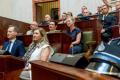 Przekazane umowy dla OSP w Sali Sejmu Śląskiego. 