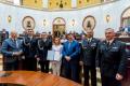 Przekazane umowy dla OSP w Sali Sejmu Śląskiego. 