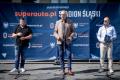Briefingu prasowego z udziałem dyrektora Stadionu Śląskie Adama Strzyżewskiego, wicemarszałka Leszka Pietraszka oraz organizatora maratonu Bohdana Witwickiego. 
