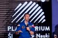 Dr Sławosz Uznański-Wiśniewski w Planetarium Śląskim. 