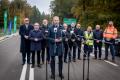 Konferencja prasowa przy DW 408. 