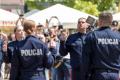 Policjanci podczas obchodów Święta Policji. 