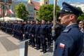 Policjanci podczas obchodów Święta Policji. 