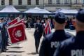 Policjanci podczas obchodów Święta Policji. 