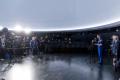 Sławosz Uznański-Wiśniewski zwiedza Planetarium w Chorzowie. 