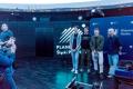 Studio radiowe wraz z publicznością w Planetarium Śląskim. 