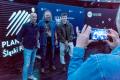 Studio radiowe wraz z publicznością w Planetarium Śląskim. 
